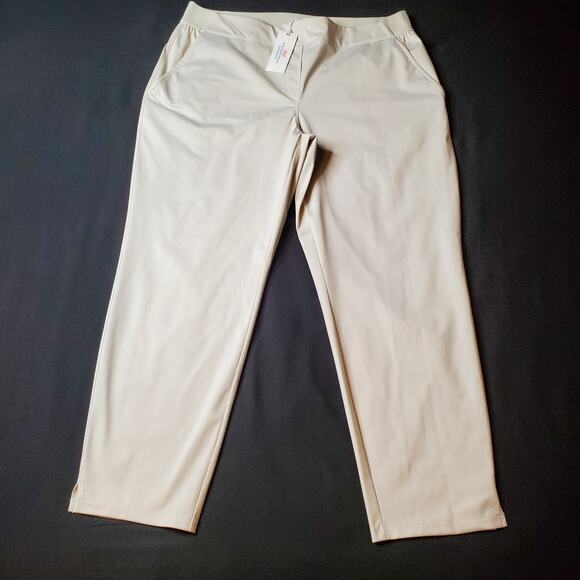 Vineyard Vines Mens Size XL NWT Performance Knit Twill Pant Stone Beige 2P001323 - Picture 4 of 9